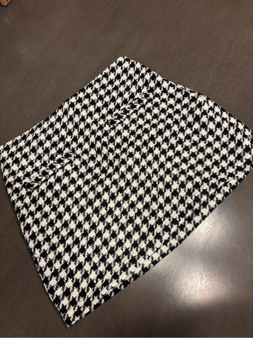 A New Day Herringbone Pattern Skirt